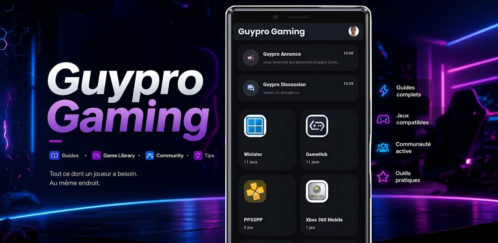 Bannière Guypro Gaming